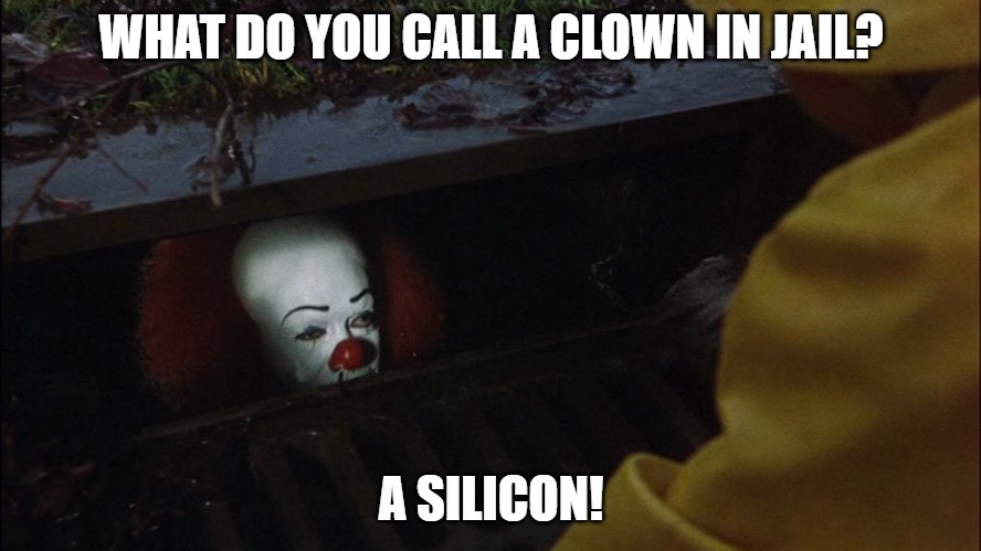 What do you call a clown in jail?