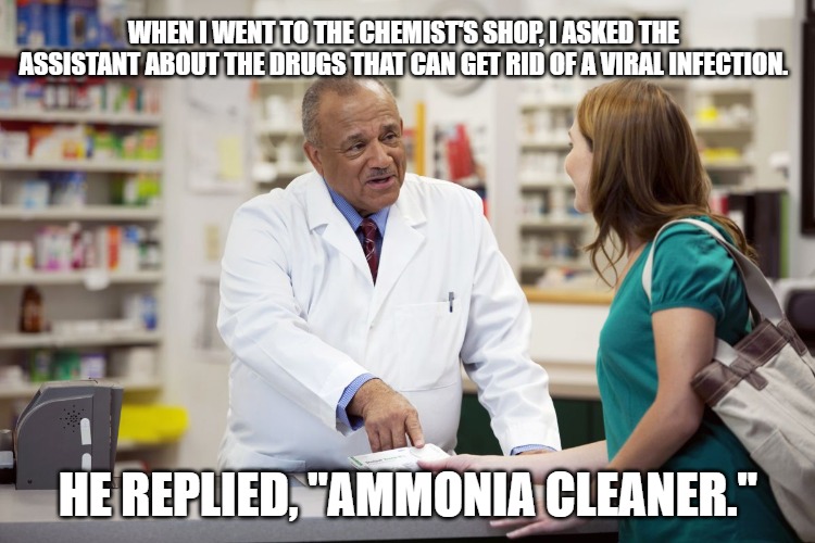 When I went to the chemist's