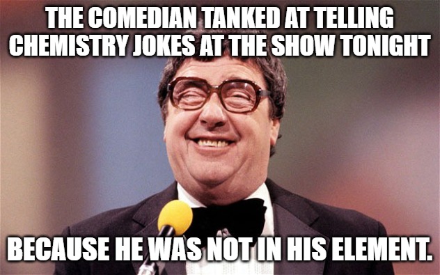 The comedian tanked at telling