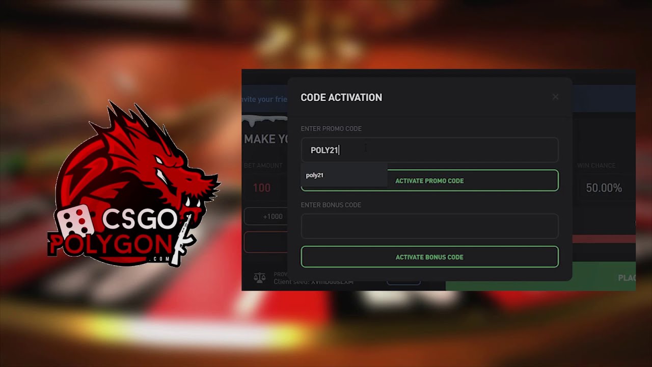 CSGopolygon Bonus Codes