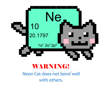 neon cat does not bond well with others