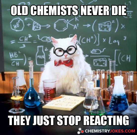 old chemists never die