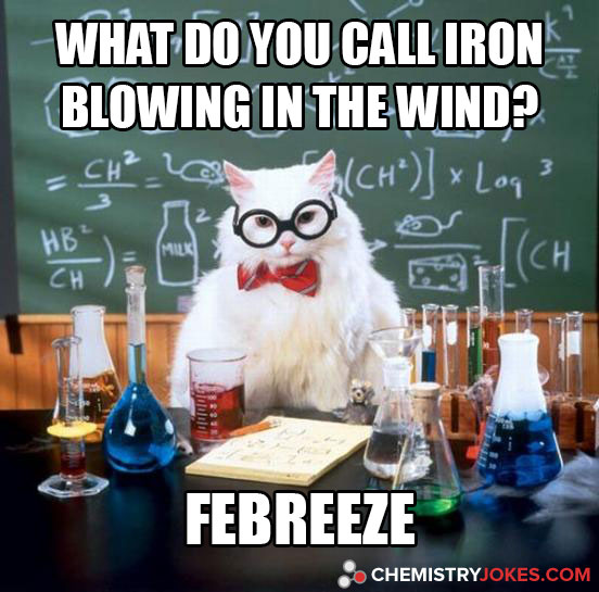 what do you call iron blowing in the wind