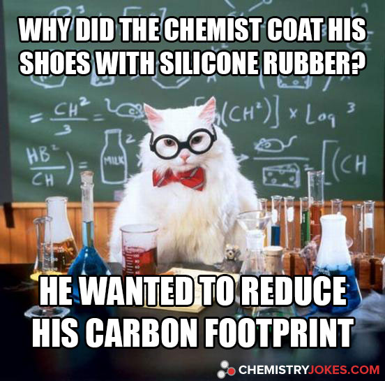 Why Did The Chemist Coat His Shoes With Silicone Rubber?